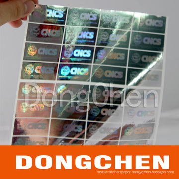 Pet Anti-Counterfeiting Hologram Security Sticker